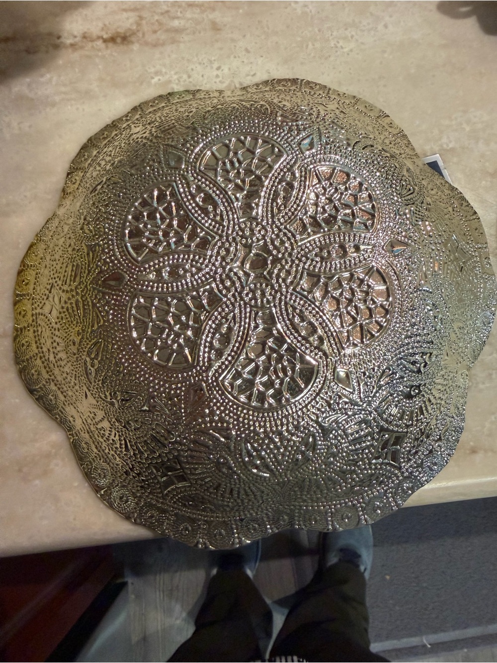 Azzurra silver decorative bowl - Picture 7 of 7